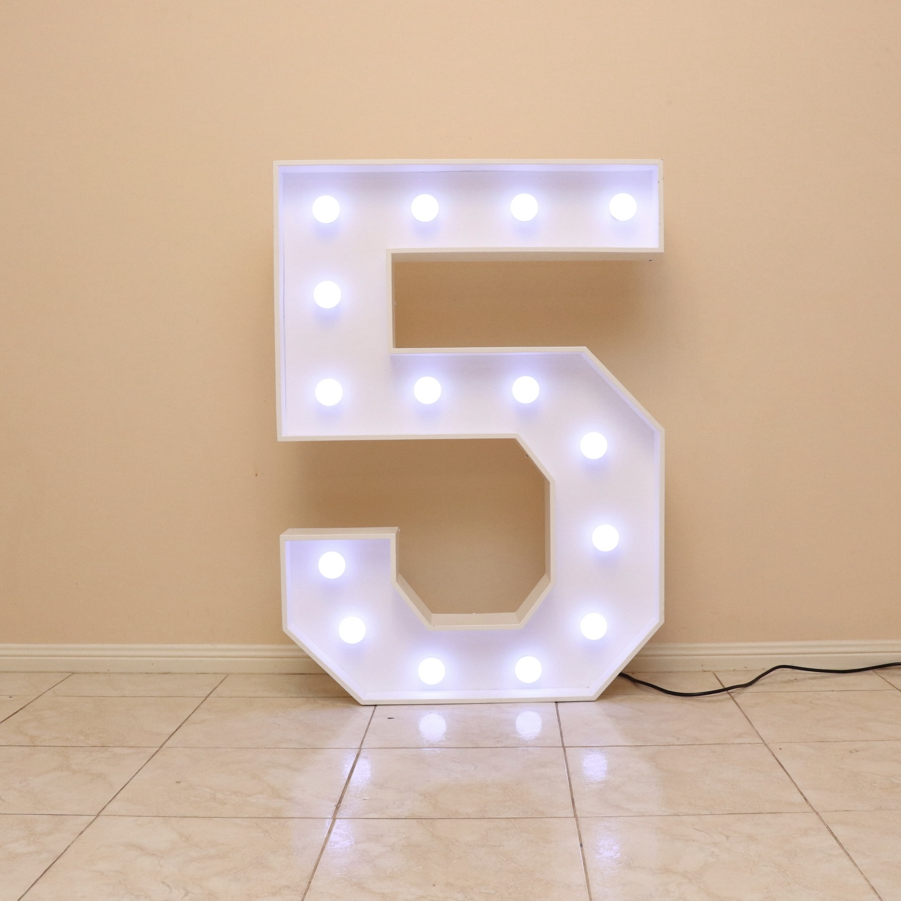 Marquee Number — 5