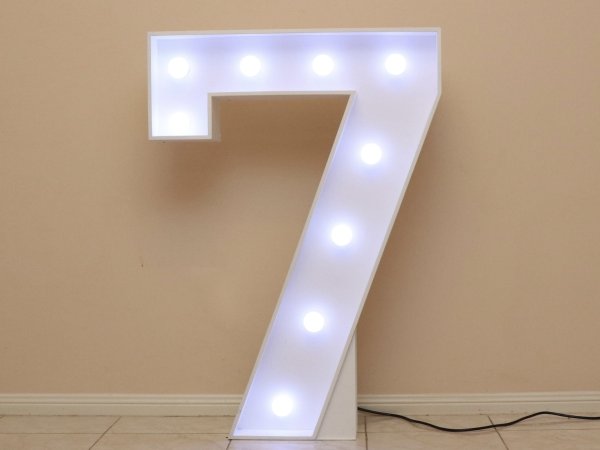 Marquee Number — 7