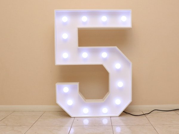 Marquee Number — 5
